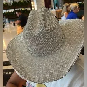 Lovely Rhinestone Cowboy Hat good quality only worn once The Original Rhinestone Cowgirl Hat – BuddyLove Clothing Label main image 3